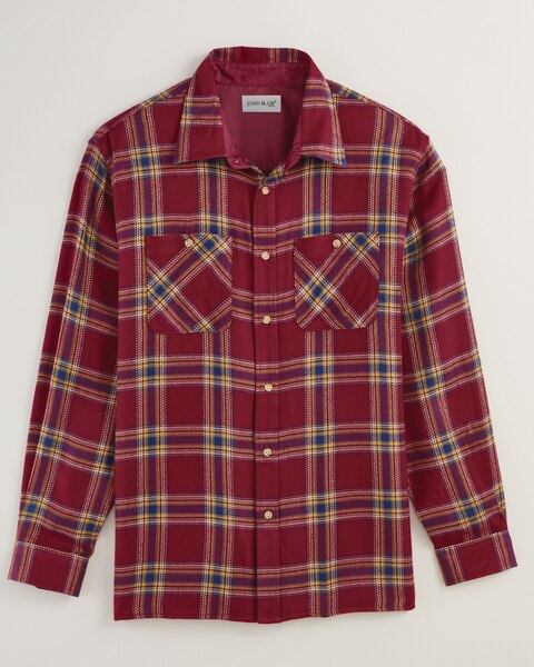 John Blair Classic Flannel Shirt