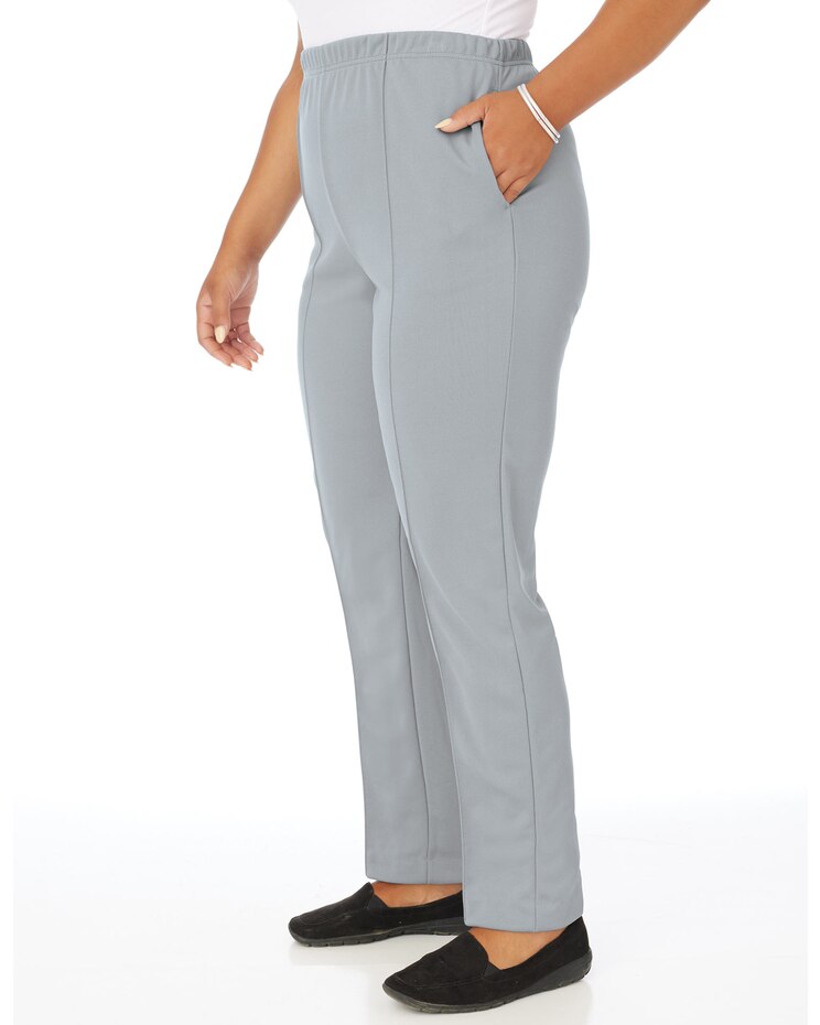 Double Knit Stitched Crease Pants image number 1