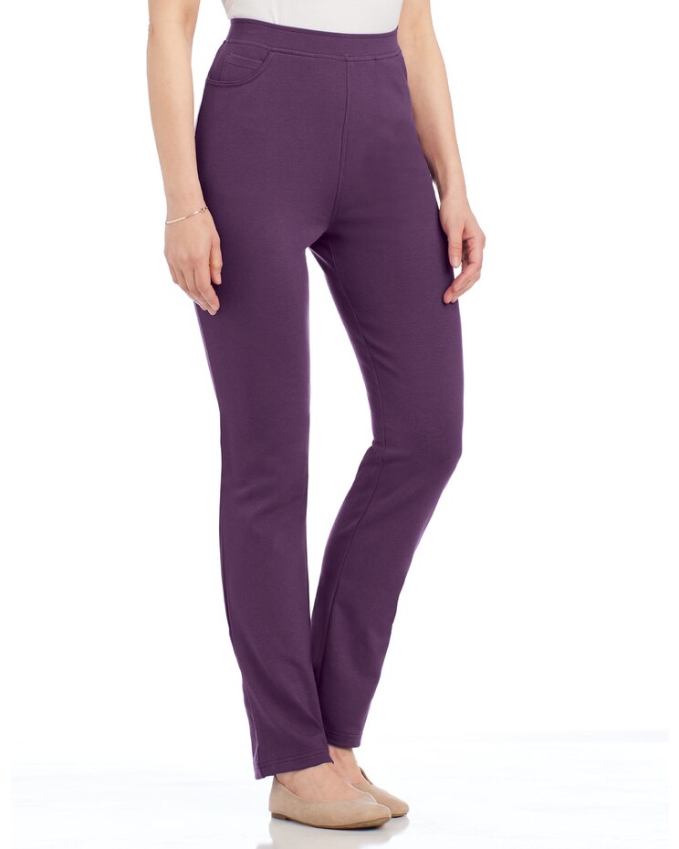 Stretch Knit 5-Pocket Pants image number 1