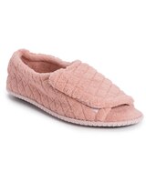 MUK LUKS® Women's Marylou Micro Chenille Quilt Velcro Slide Slippers thumbnail number 1