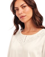 Lace Neckline Top thumbnail number 3