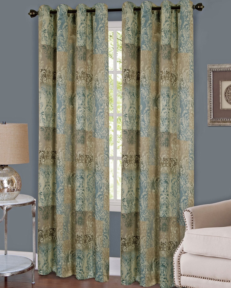 Vogue Grommet Window Curtain Panel image number 1