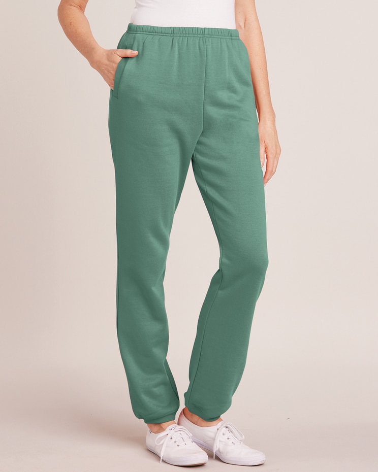 Better-Than-Basic Elastic-Waist Fleece Pants image number 1