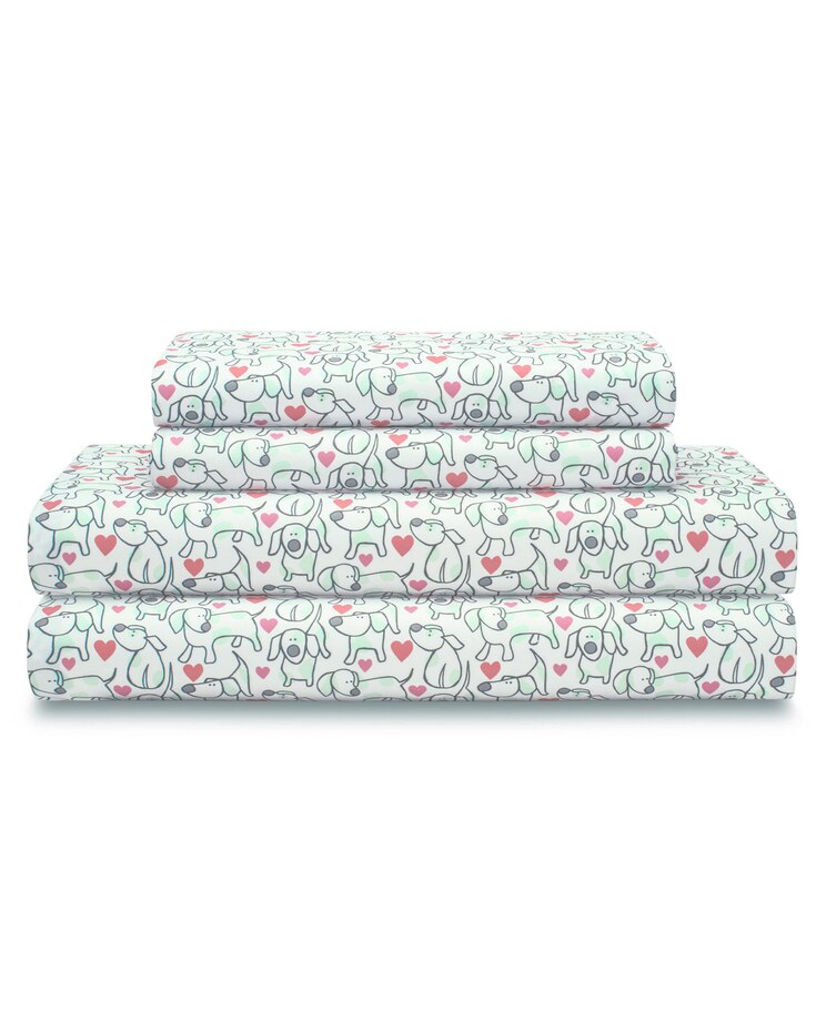 Whimsical Print Sheet Set image number 1