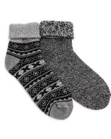 MUK LUKS® 2PK Short Heat Retainer Socks thumbnail number 1