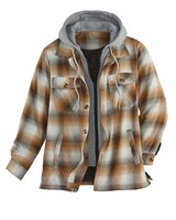 Hooded Flannel Jacket thumbnail number 1