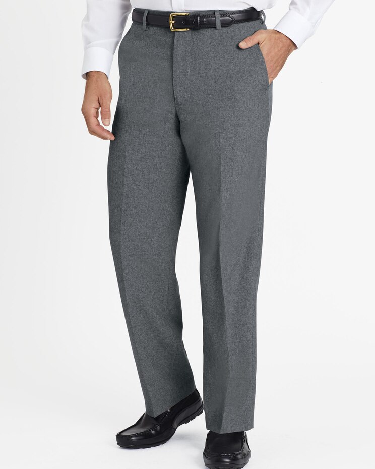 John Blair Signature Relaxed-Fit Plain-Front Dress Pants image number 1