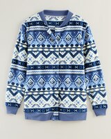 Scandia Fleece Print Snap Jacket thumbnail number 2