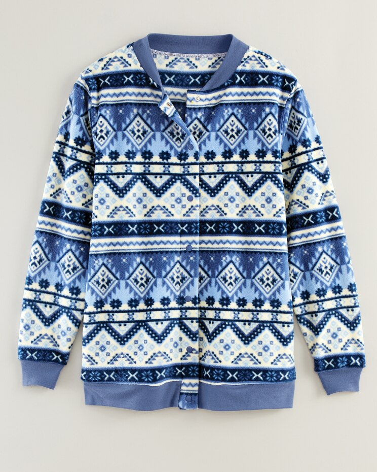 Scandia Fleece Print Snap Jacket image number 2
