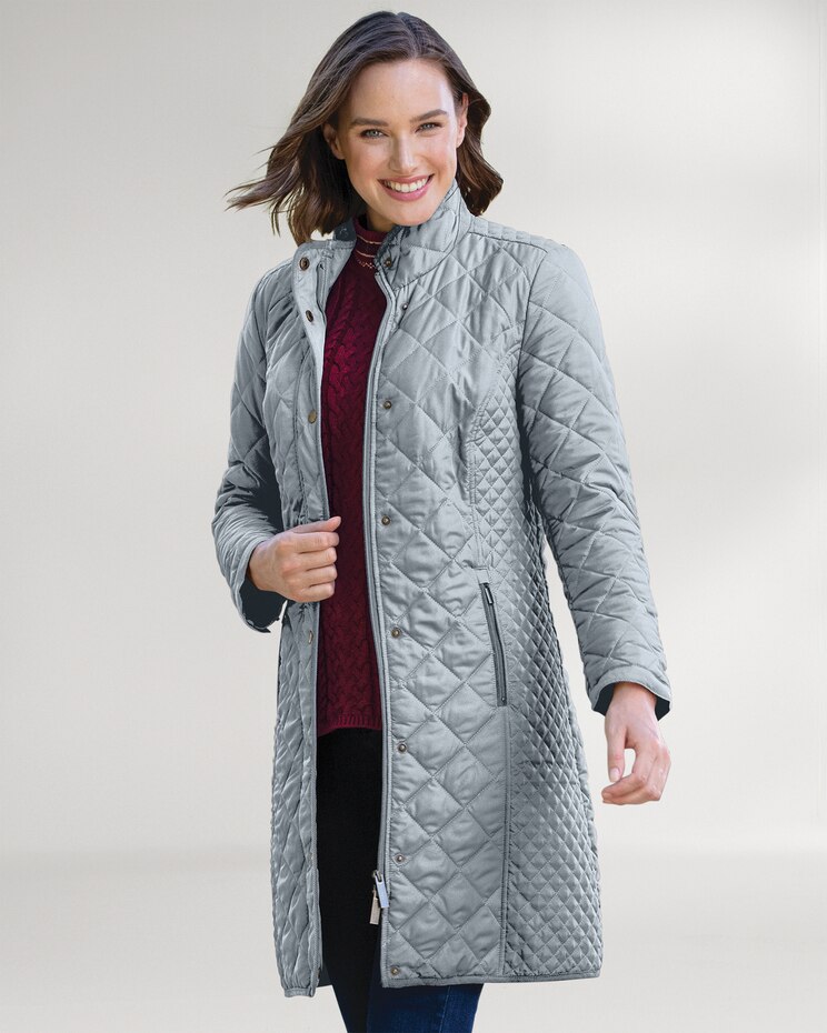 Berkshire Diamond-Quilted Three-Quarter-Length Coat image number 1