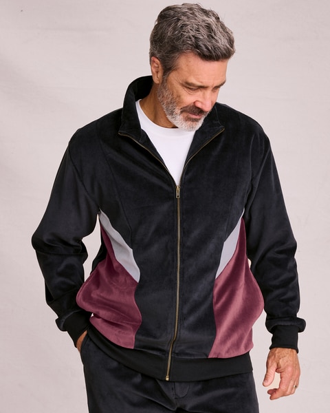 John Blair® Velour Inset Jacket
