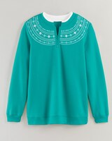 Printed Yoke Sweatshirt thumbnail number 1