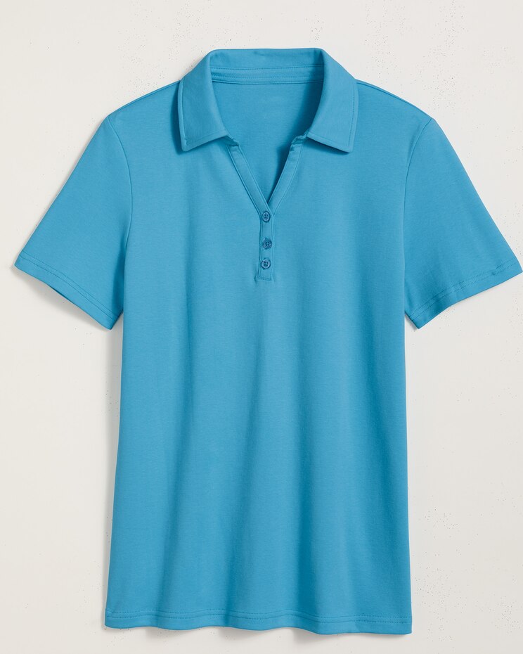 Essential Knit Polo Top image number 1
