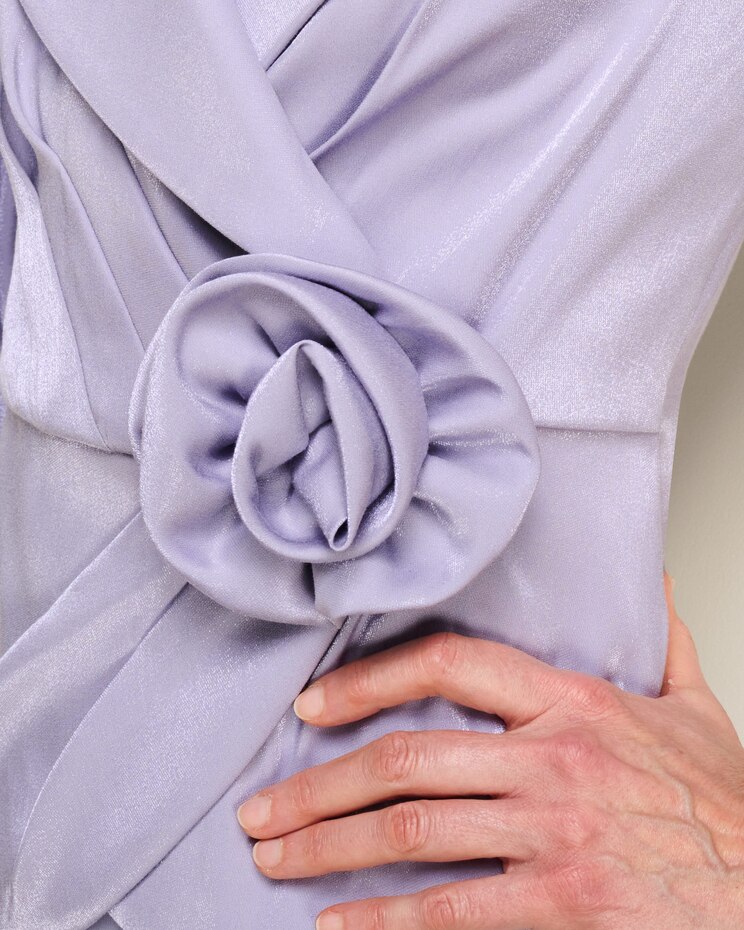 Portrait Collar Top by Alex Evenings image number 2