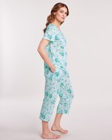 Floral Roses Capri Pajamas thumbnail number 3