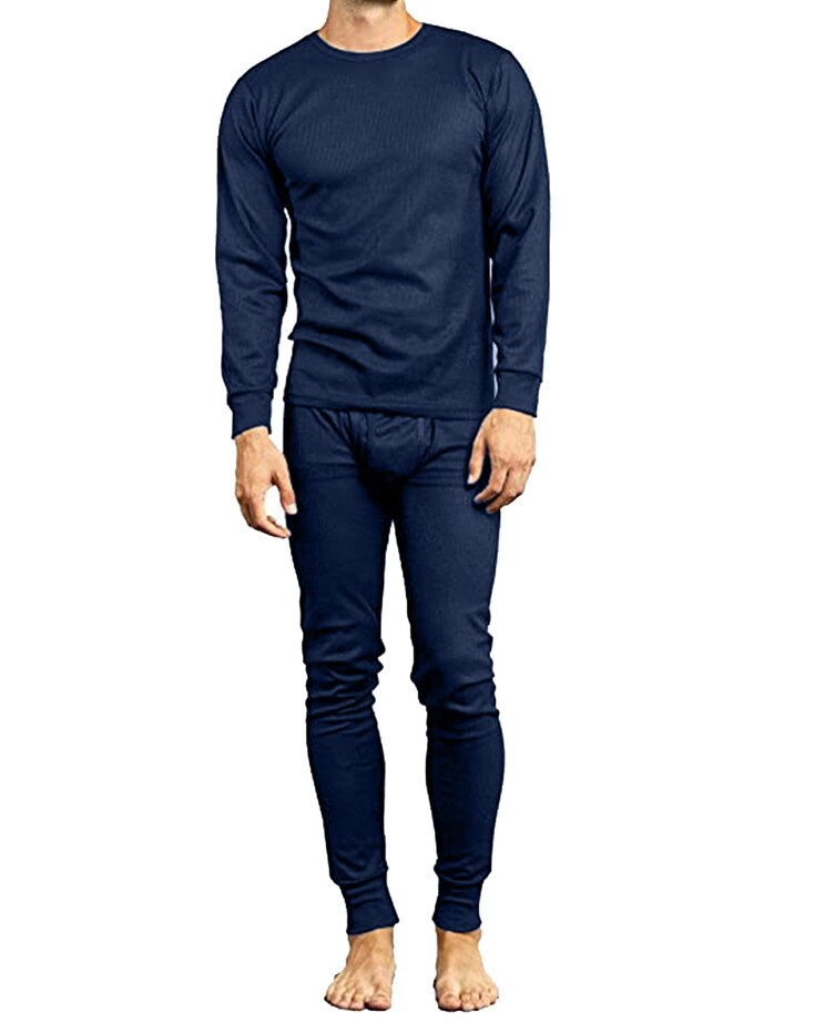 Galaxy By Harvic 2-Piece Winter Thermal Top & Bottom Set image number 1
