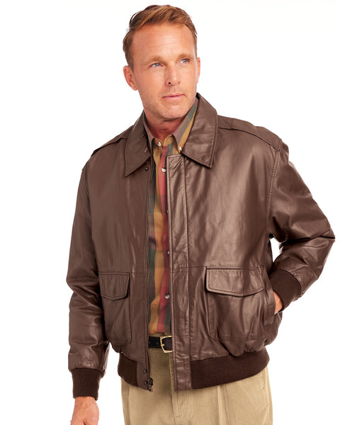 John Blair Aviator Leather Jacket