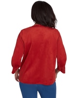Alfred Dunner® Harvest Moon Timeless Suede Jacket thumbnail number 3