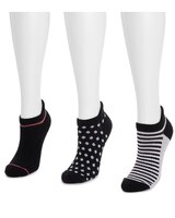 MUK LUKS® Women's 3 Pack Nylon Compression Ankle Socks thumbnail number 3