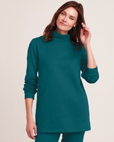 Better-Than-Basic Mock Neck Tunic Sweatshirt thumbnail number 1
