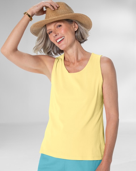 Coastal Cotton Scoopneck Tank