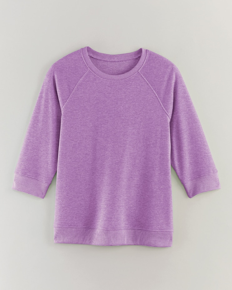 Better-Than-Basic Heathered Sweatshirt image number 1