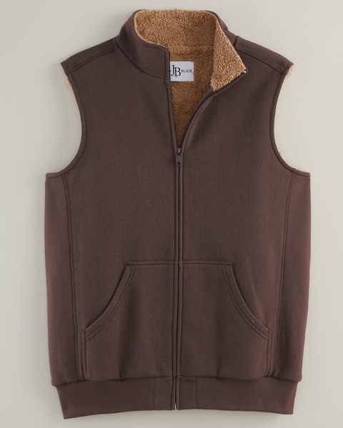 John Blair® Supreme Fleece Sherpa-Lined Vest