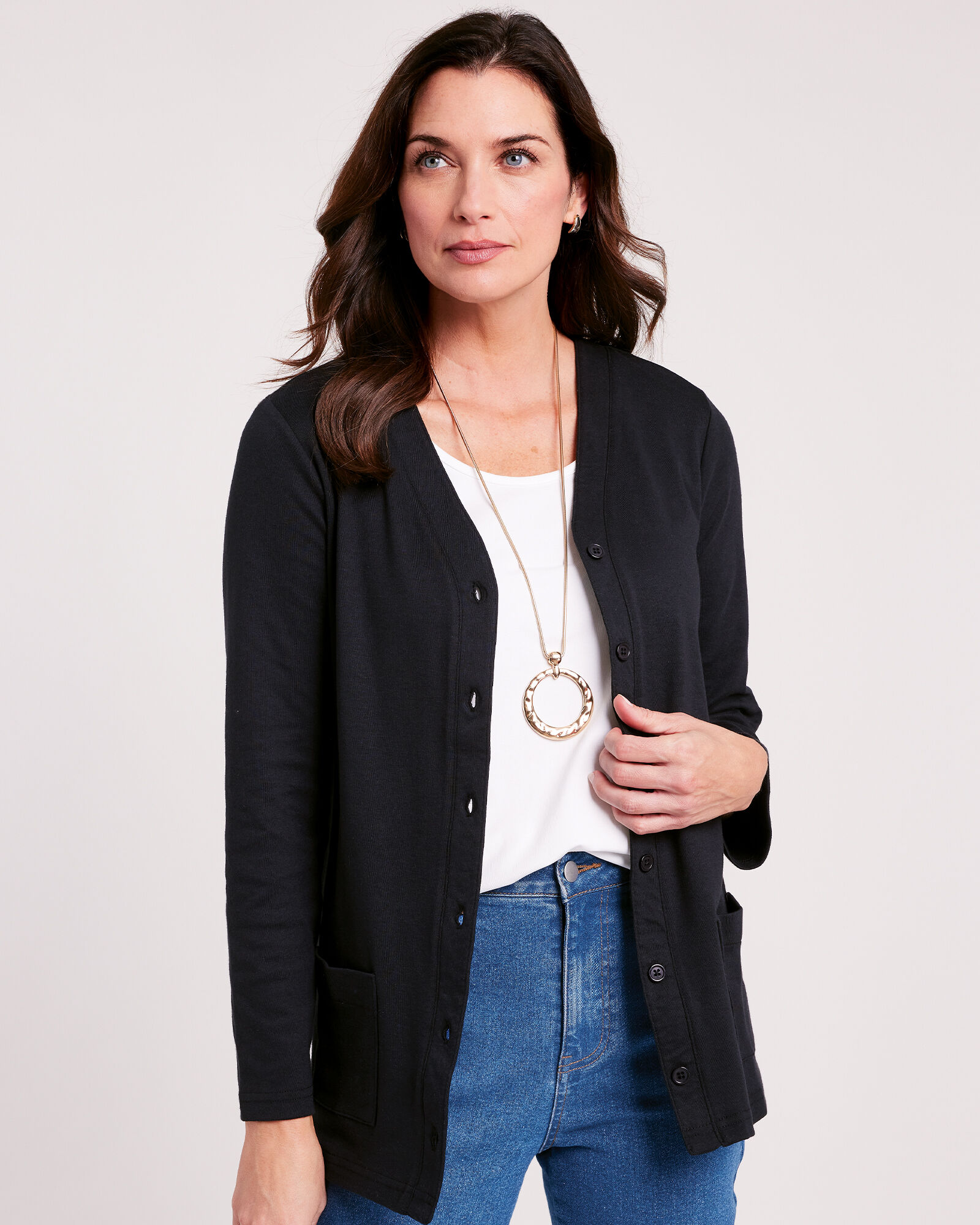 Essential Button Front Jacket Blair