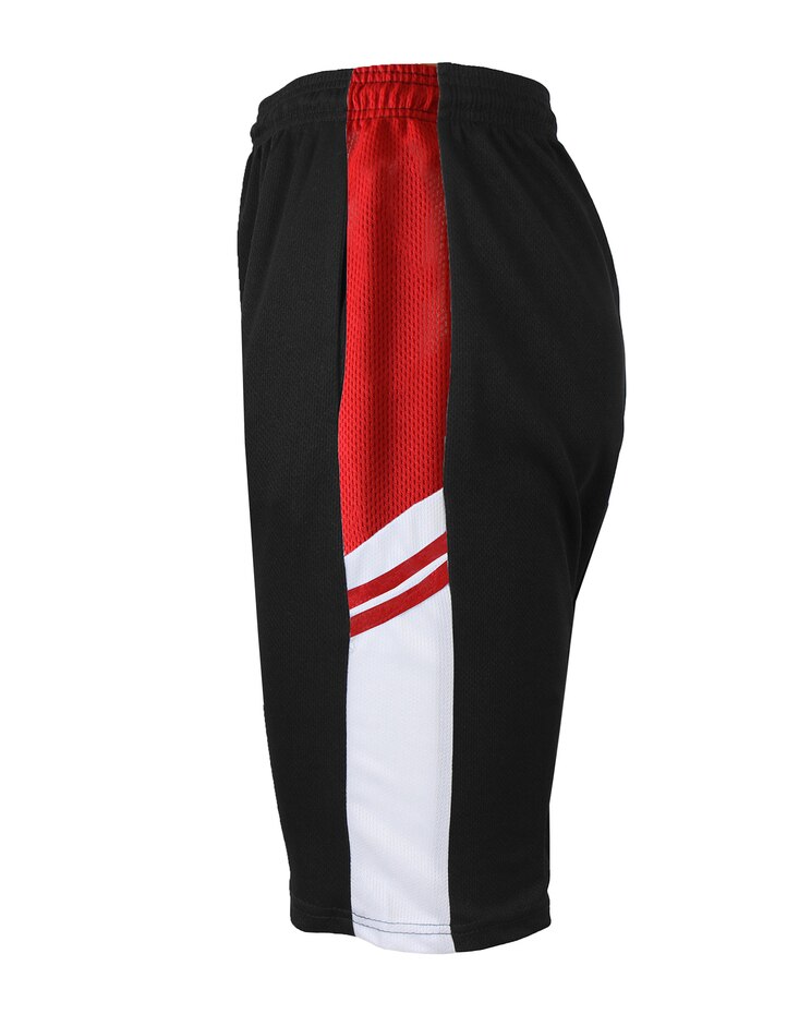 Galaxy By Harvic Men's Slim Fit Moisture Wicking Mesh Shorts With Side Trim Design image number 2