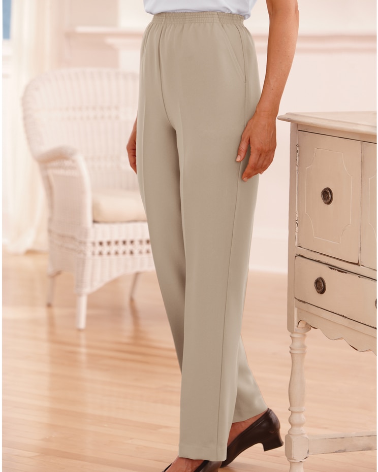 Silhouette Slimmers® Gabardine Pants image number 1