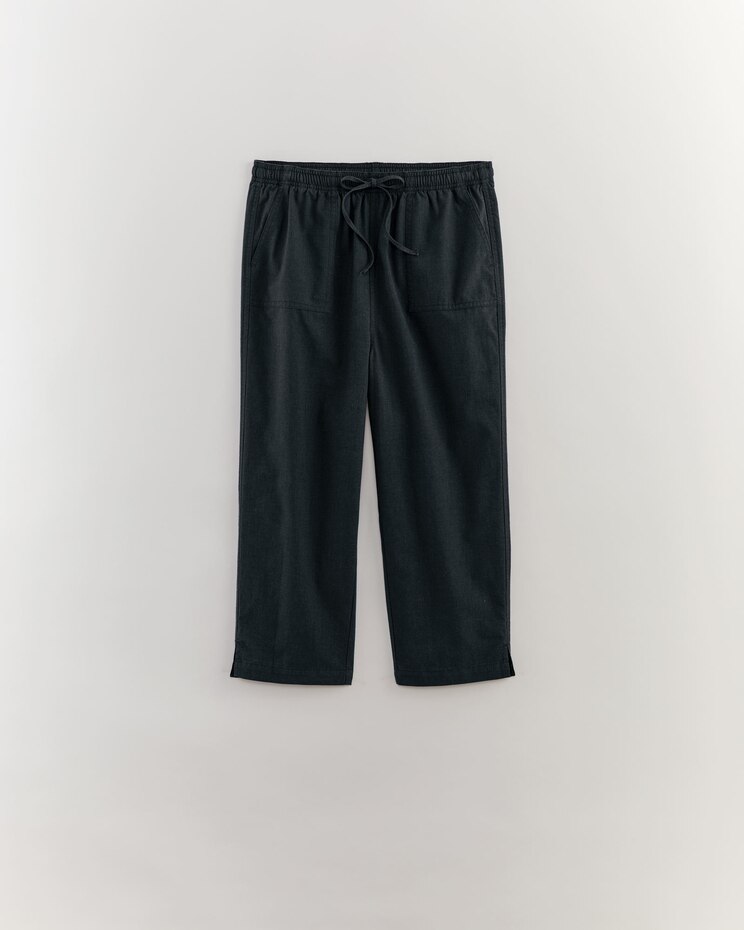 Drawstring Capris image number 1