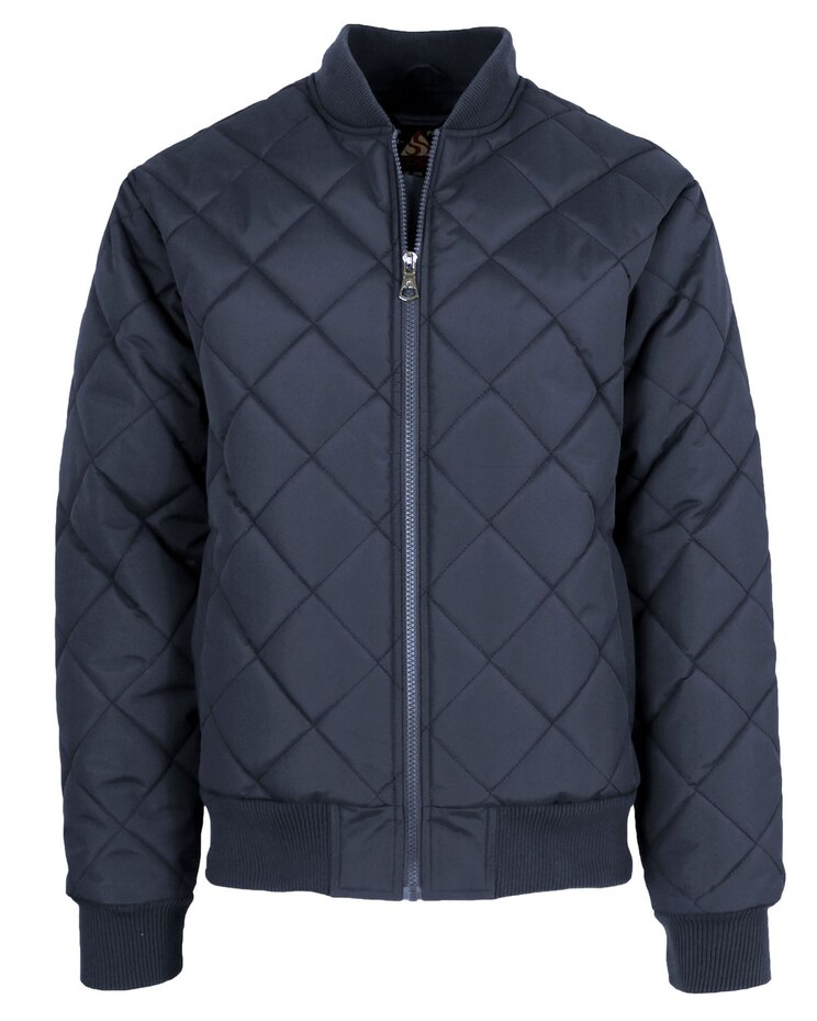 Spire By Galaxy Men's Quilted Bomber Jacket image number 1
