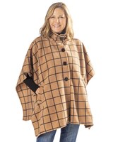 Windowpane Fleece Wrap thumbnail number 1