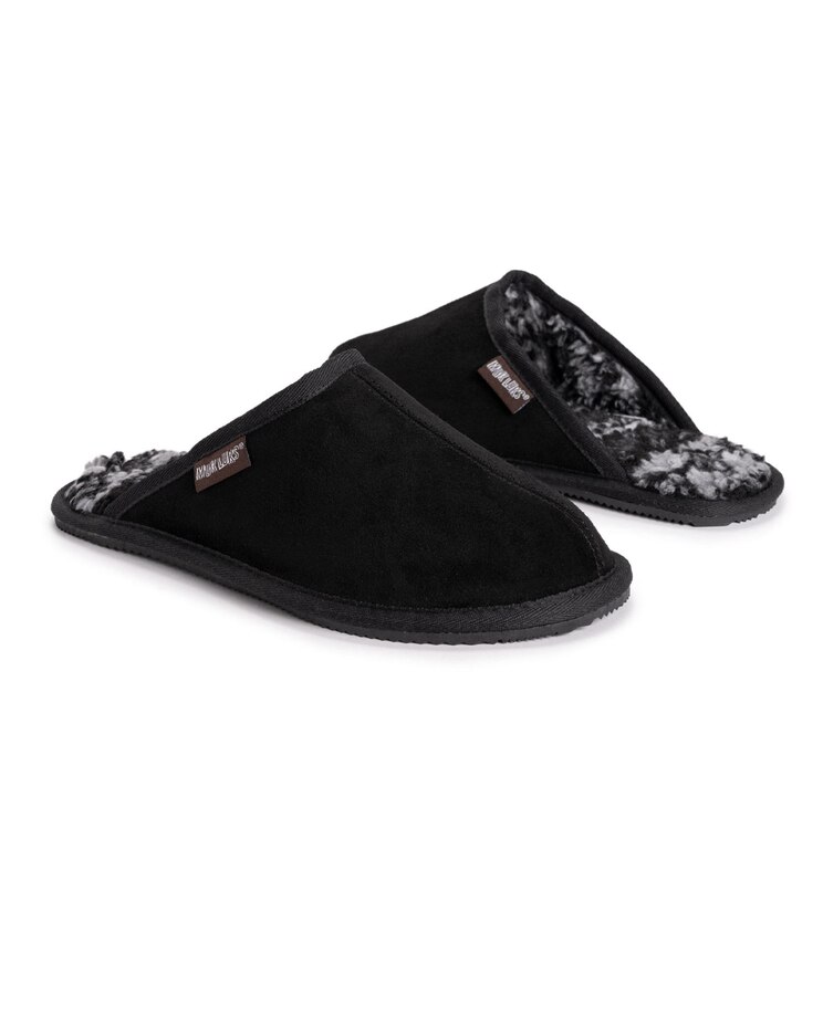 Muk Luks Dave Printed Berber Suede Scuff Slipper image number 1