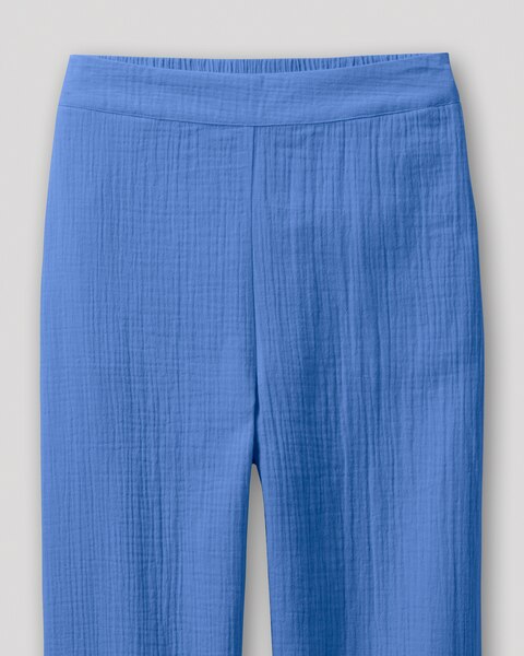 Nantucket Textured-Cotton Pants