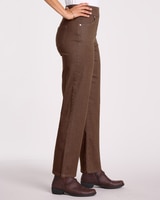DenimEase™ Flat Waist Wide Leg Jeans thumbnail number 2