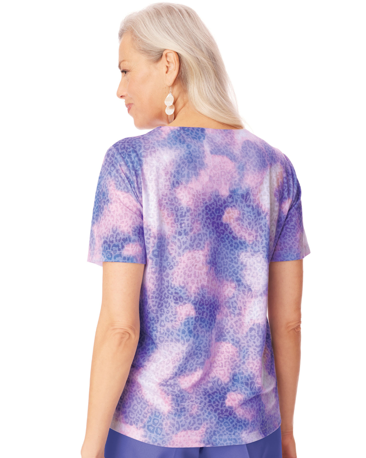 Alfred Dunner® Tie Dye Knit Top image number 2
