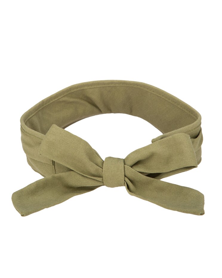 San Gorgonio - Cut And Sew Visor With Ribbon Tie Hat image number 5