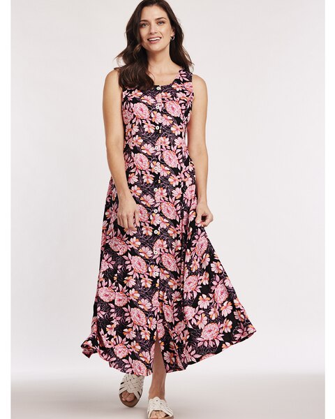 Fresh Pick Button-Front Sundress