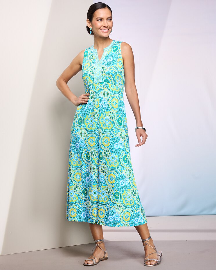 Paradise Paisley Floral Dress image number 1