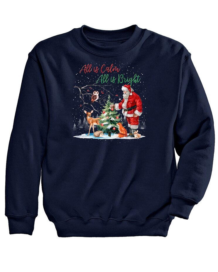 Santa Friends Graphic Sweatshirt image number 1