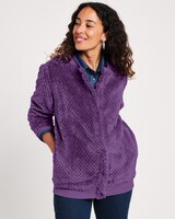 Cozy Textured Fleece Jacket thumbnail number 1