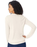 Long-Sleeve Cashmere-Like Crewneck Sweater thumbnail number 3