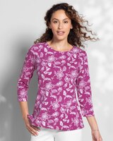 Essential Cotton Jacobean Floral Tee thumbnail number 1