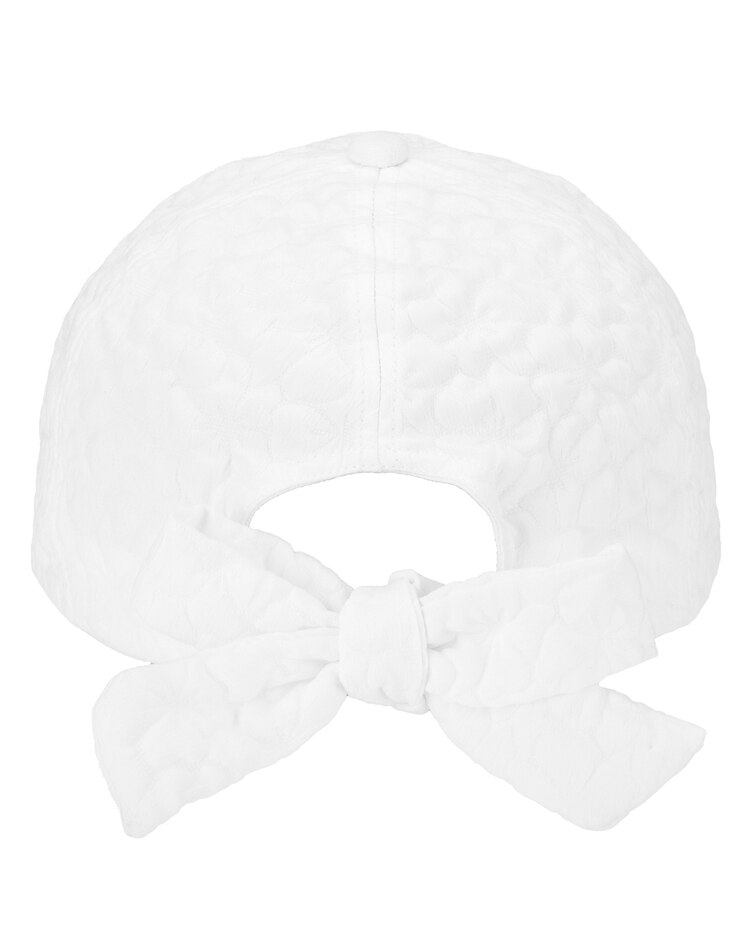Womens Floral Textured Cap image number 2