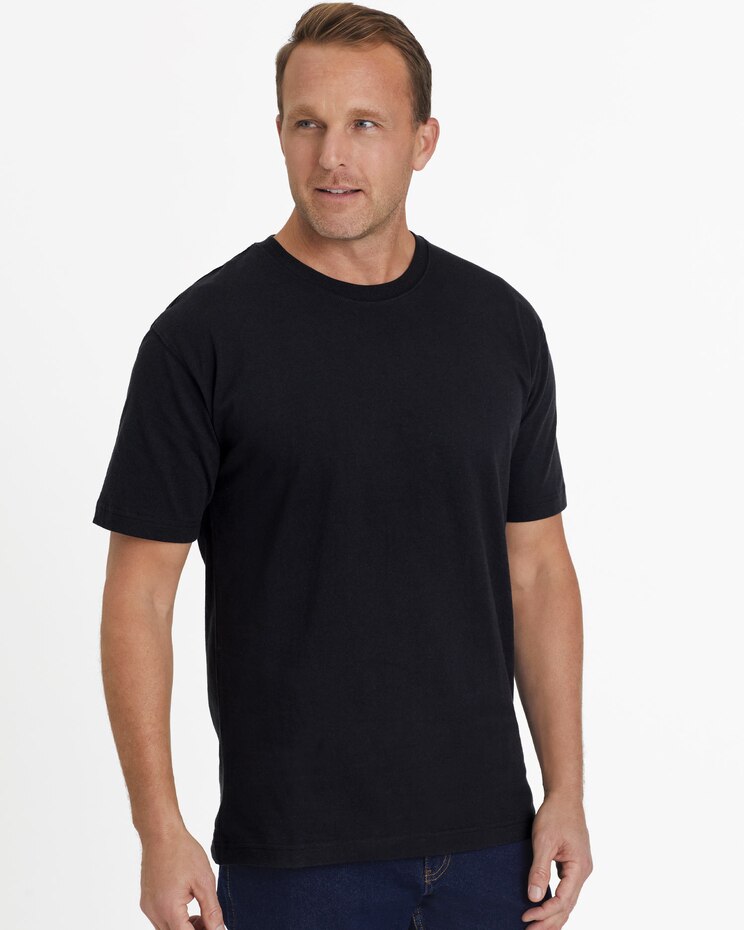 John Blair Everyday Jersey Knit Short-Sleeve No-Pocket Tee image number 1
