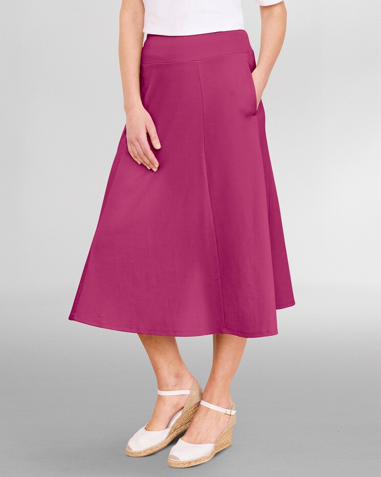 Everyday Knit Solid Skirt image number 1