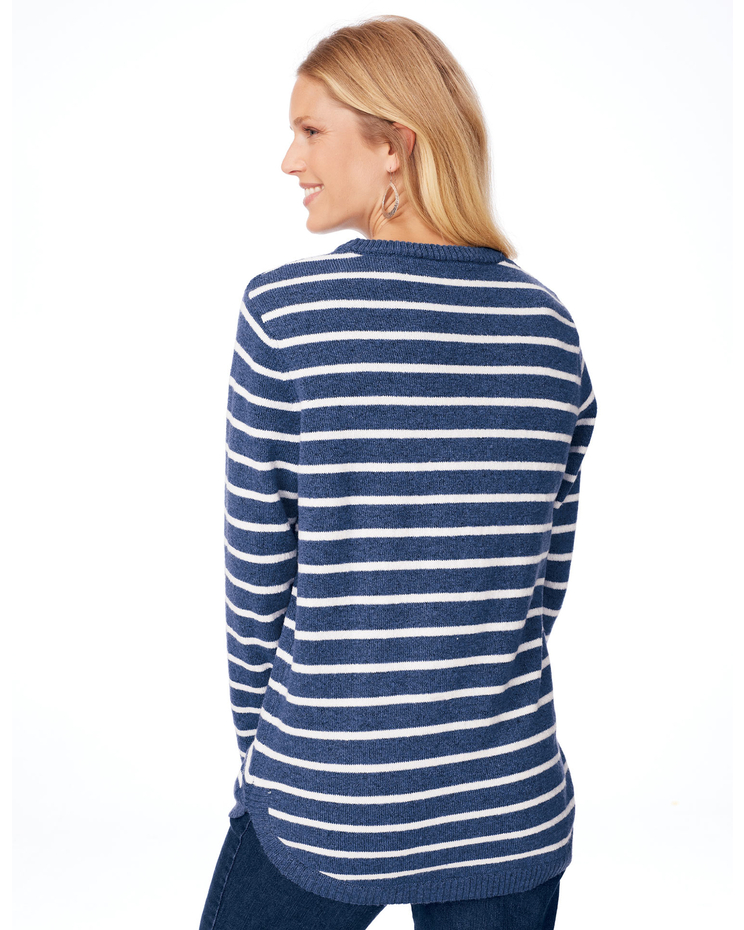 Stripe Tunic Sweater image number 2