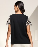 Crochet Flowers Tee by Alfred Dunner thumbnail number 2