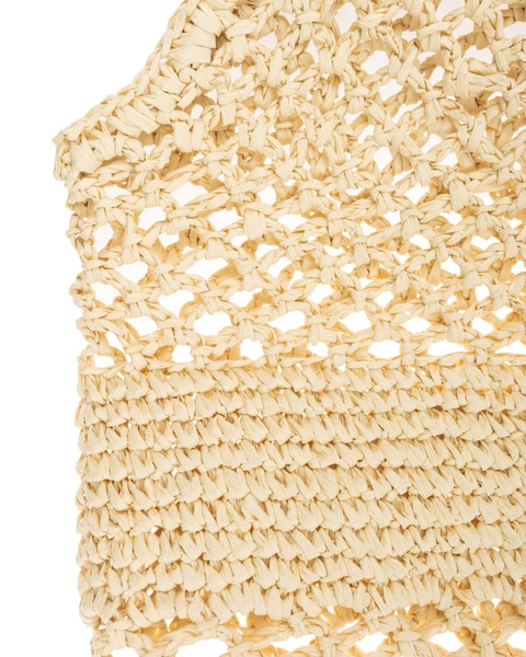 Malta - Women's Paper Crochet Open Weave Tote